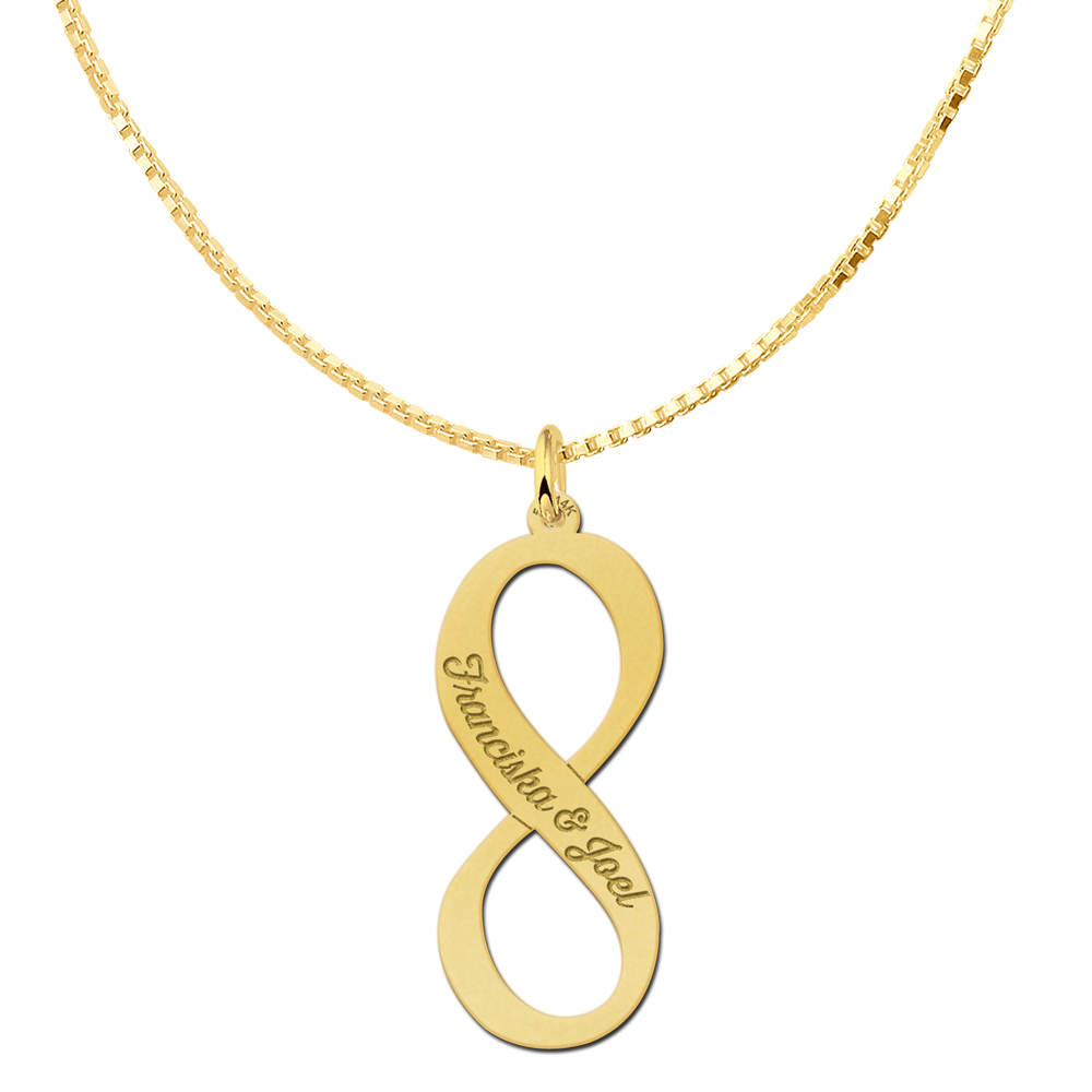 Infinity hanger van goud.2 Infinity hanger van goud.2