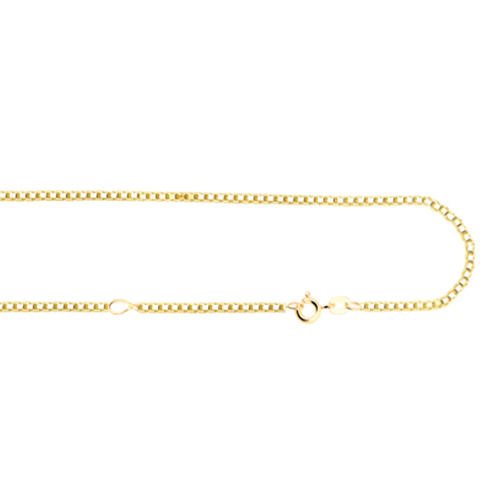 Gouden ketting venetiaans 45-50 cm