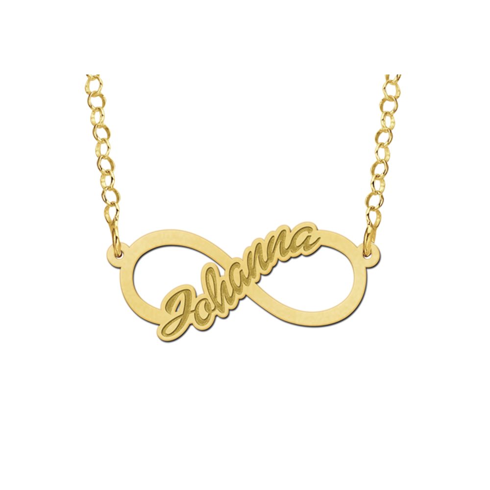 Ketting infinity goud voor kind