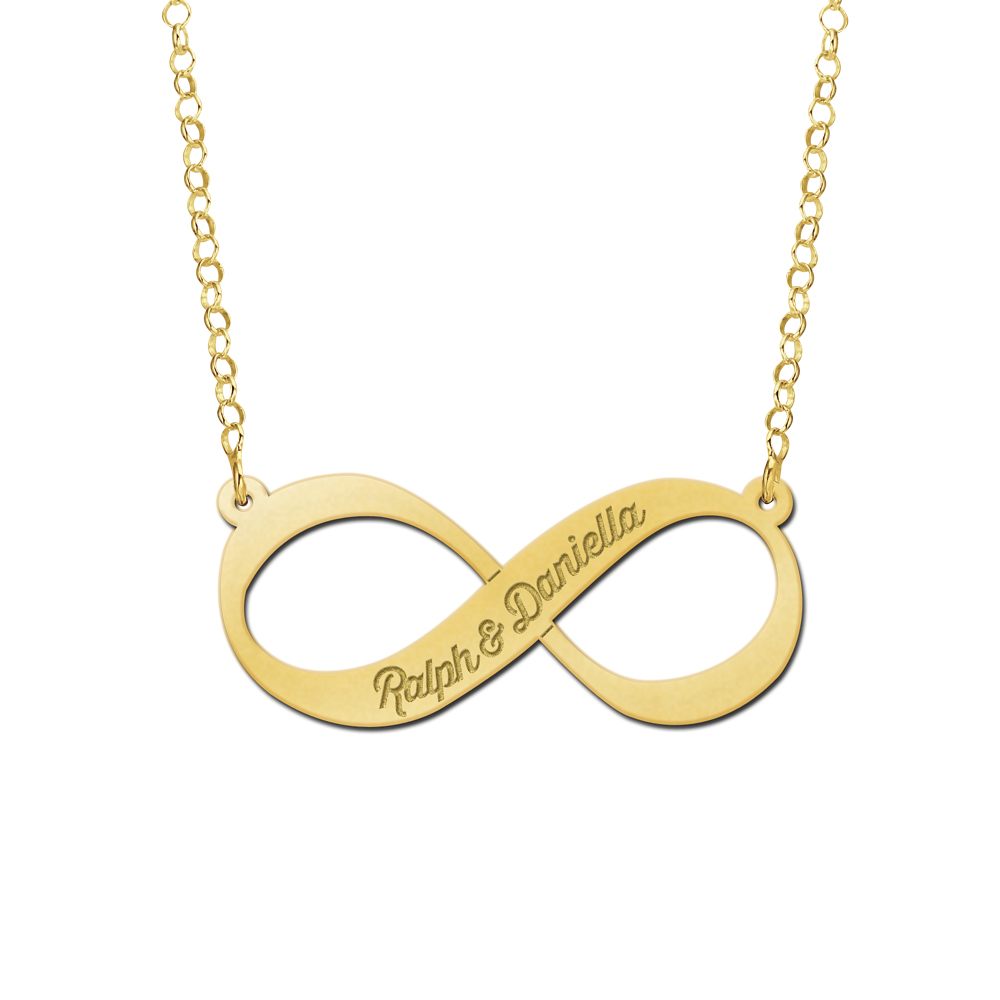Infinity sieraad van goud. Infinity sieraad van goud.