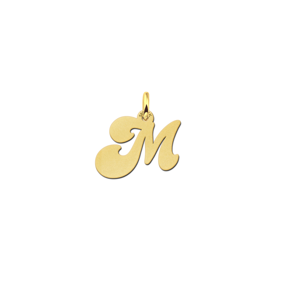 Gouden letterhanger Gouden letterhanger
