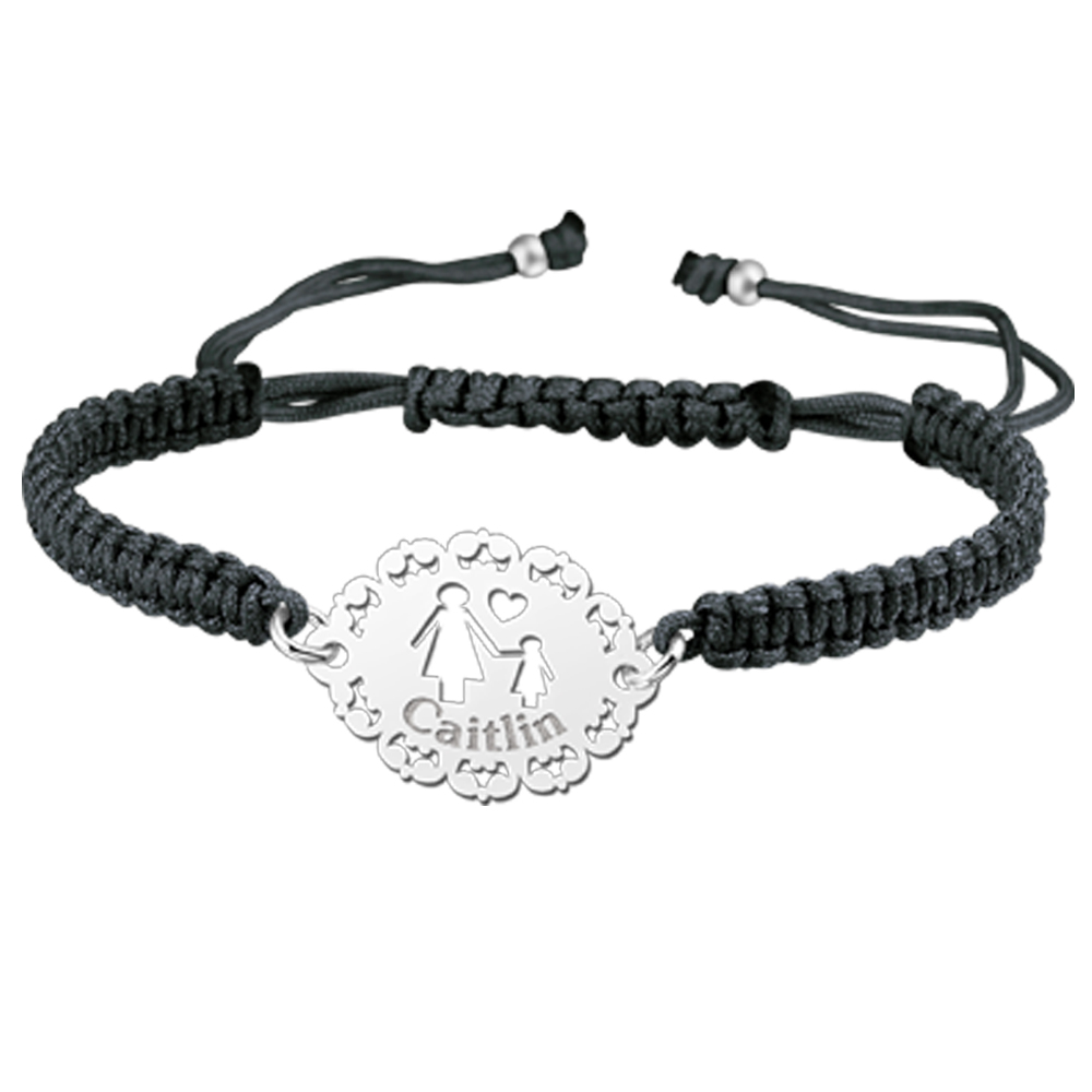 Shamballa armband zilver mama dochter Shamballa armband zilver mama dochter